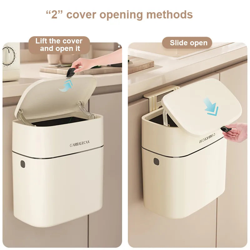 Sikunuo | Space-Saver Hangable Home Mini Trash Bin
