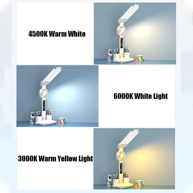 Sikunuo | 3in1 Multifunctional Four-Head Smart Table Lamp