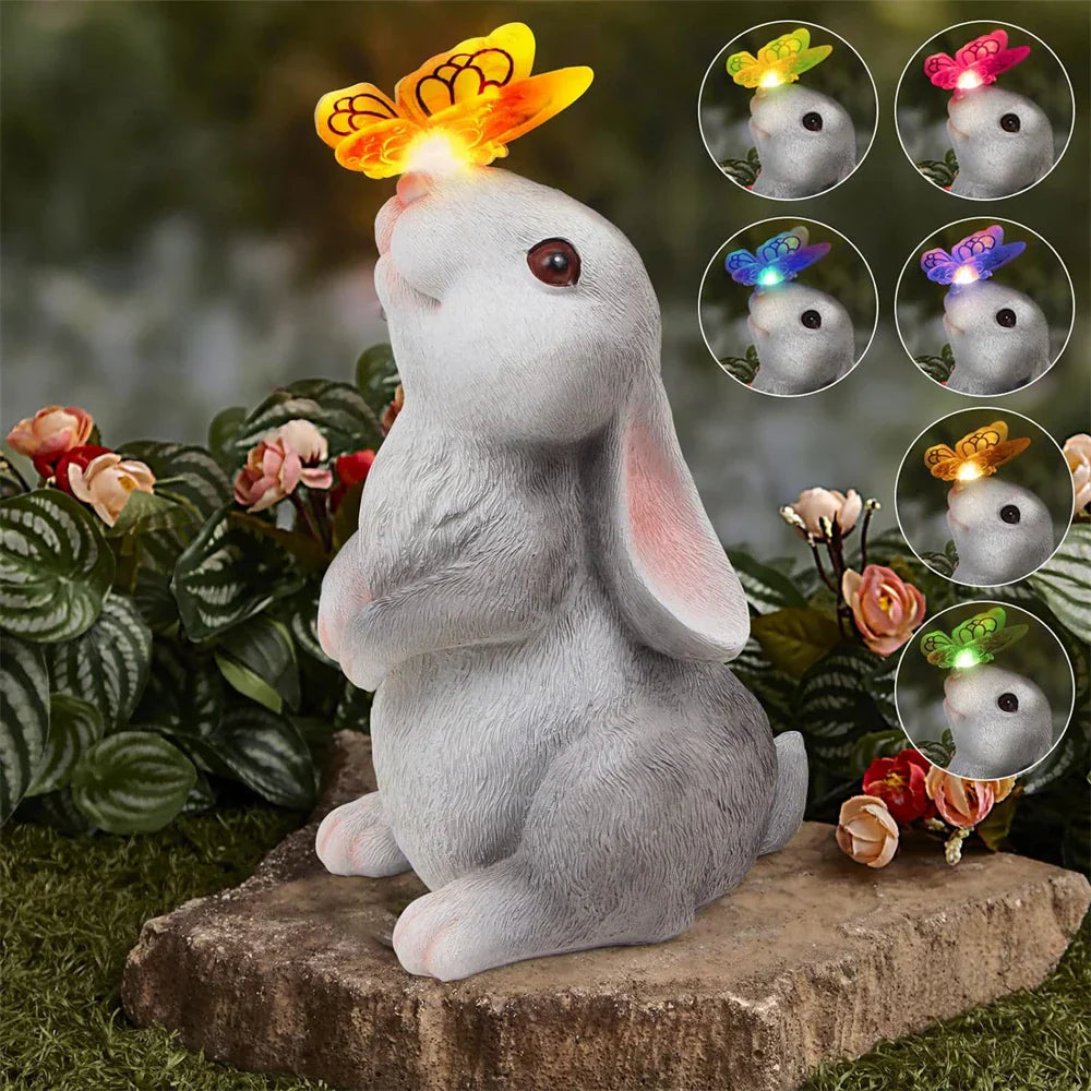 Sikunuo | Butterfly and Flower Bunny Garden Light