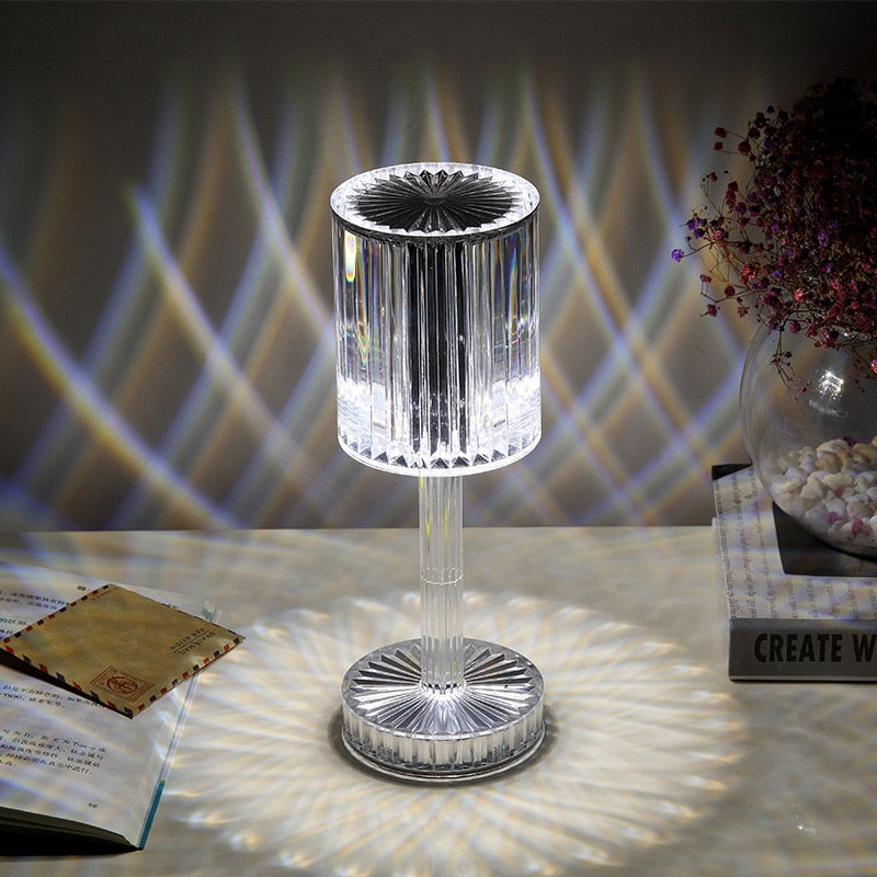 Sikunuo | Diamond Glow Acrylic Touch Table Night Lamp