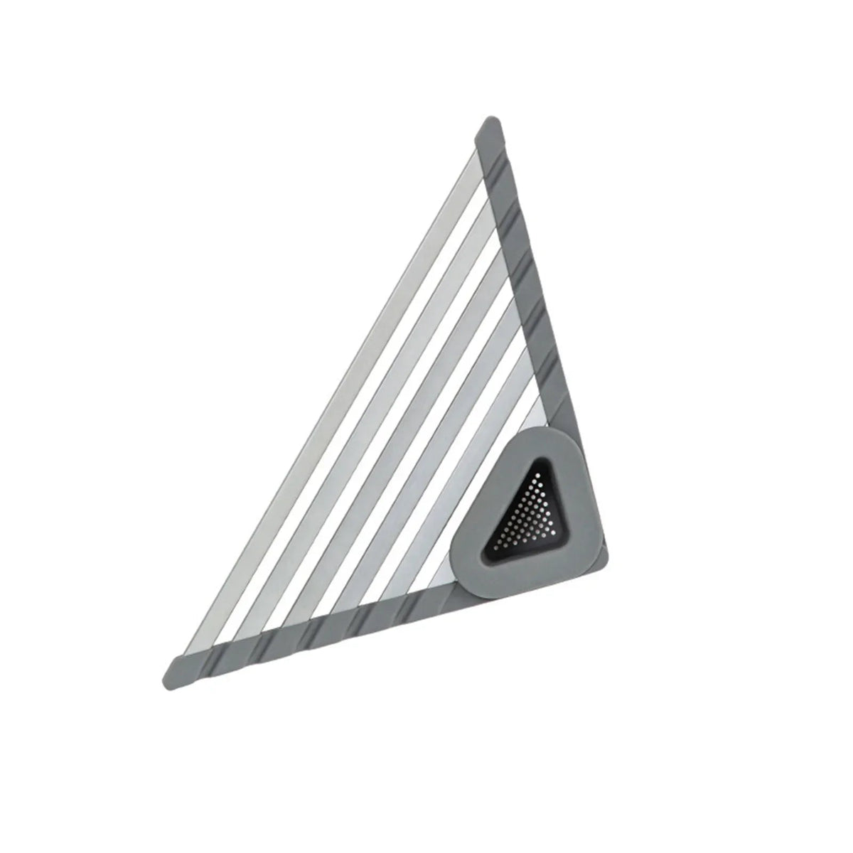 Sikunuo | Sink Mounted Triangle Drainage Rack Kitchen Storage Shelf