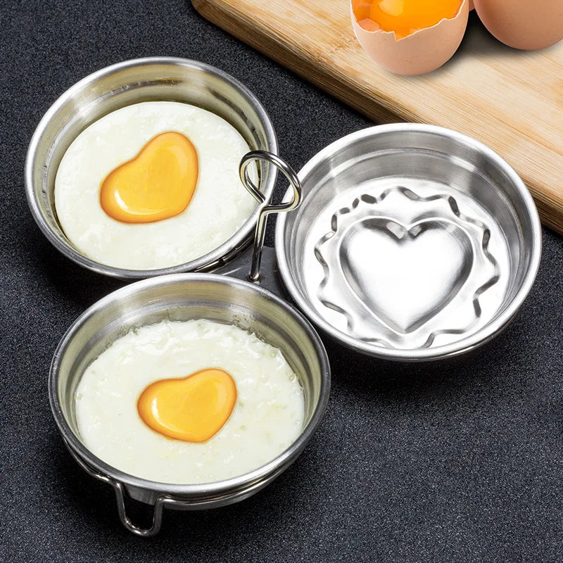 Sikunuo | Non-stick Easy to Use Heart Shape Egg Maker Cookier