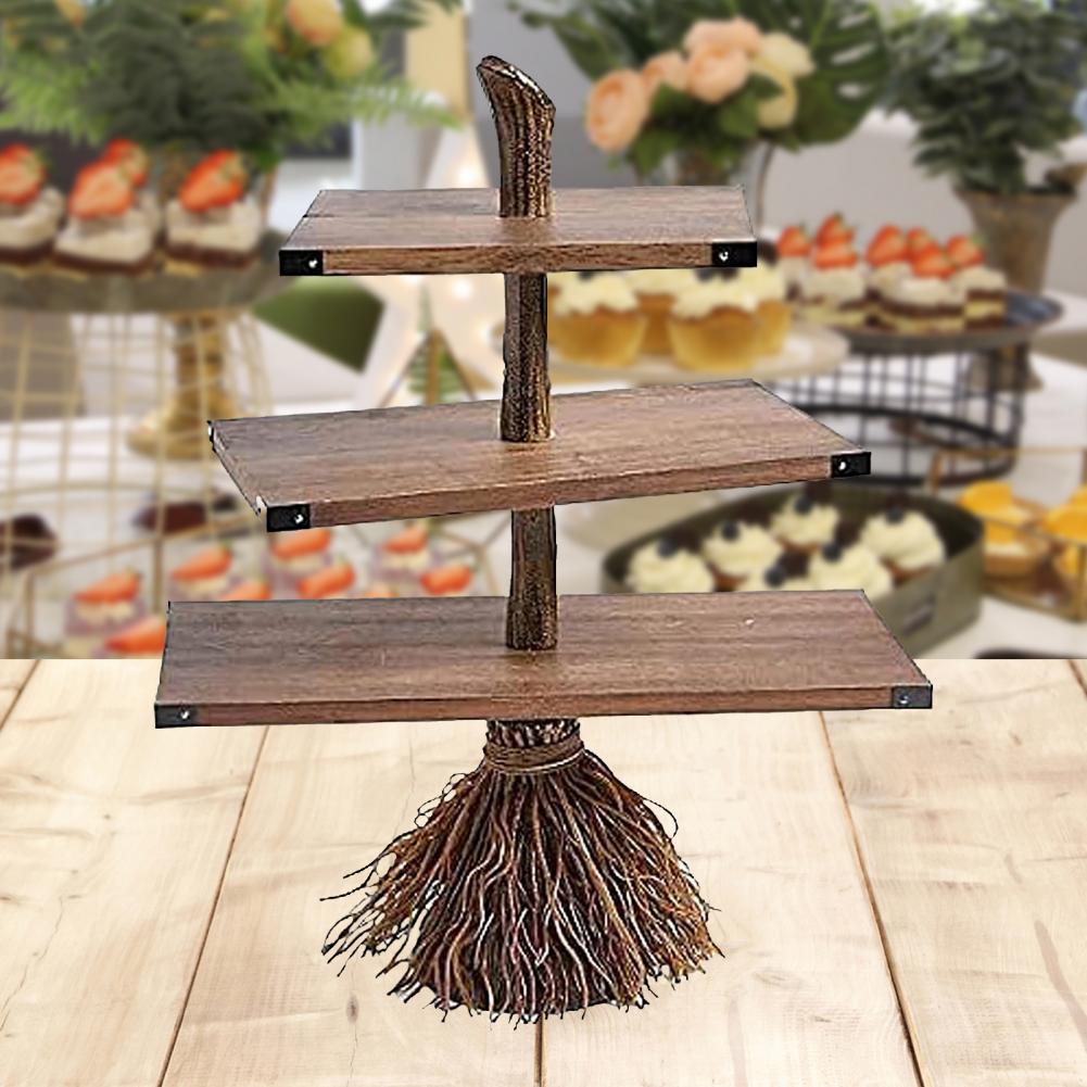 Sikunuo | 3-Tiered Witch Broom Shape Stand