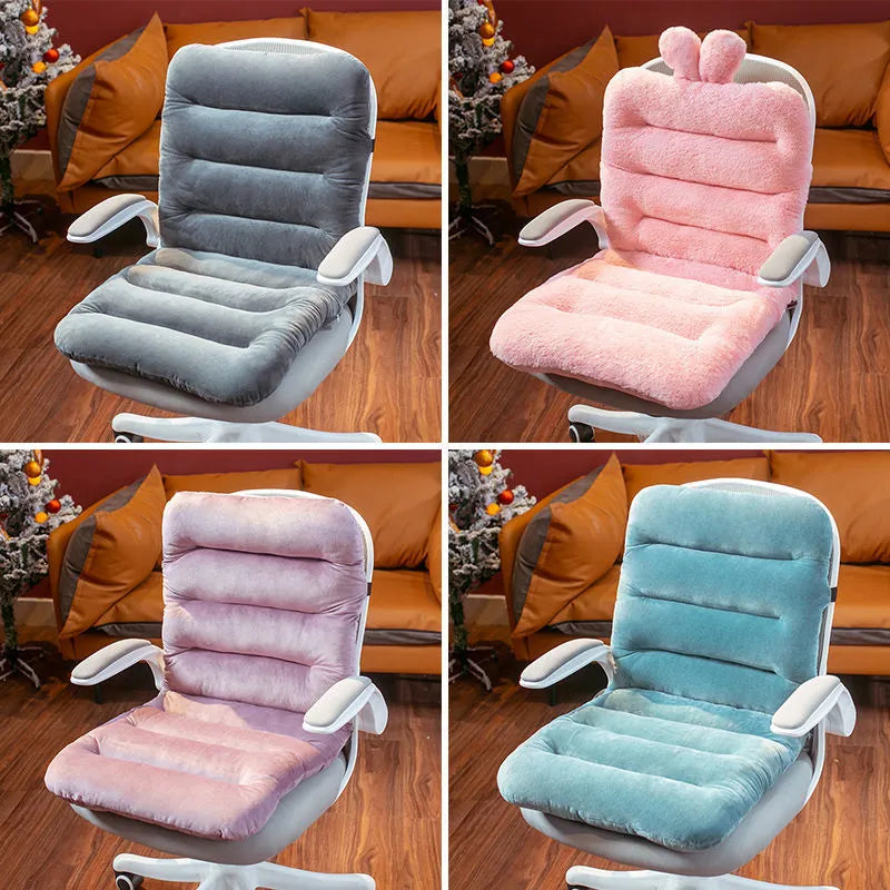 Sikunuo | Comfy Plush Office Soft Seat-Back Cushion