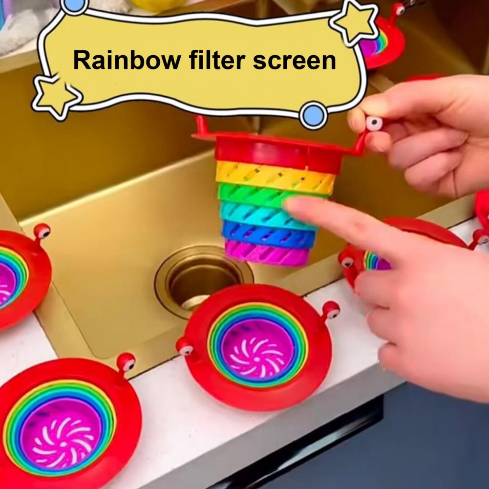 Sikunuo | Little Monster Colorful Foldable Sink Strainer Basket