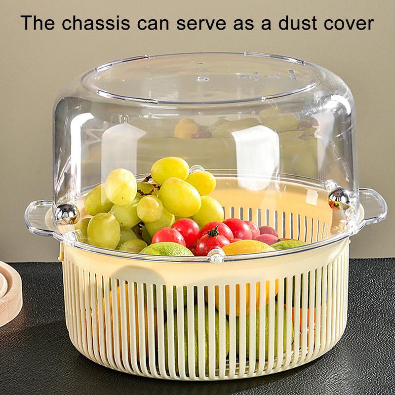 Sikunuo | Manual Spin Vegetable Drainer Basket
