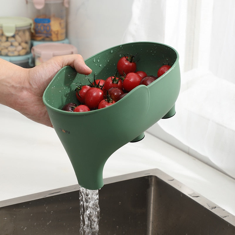 Sikunuo | Elephant Easy Drain Sink Basket