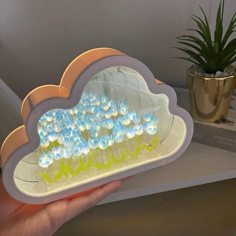 Sikunuo | Tulip Atmosphere Infinite Flowers Night Light