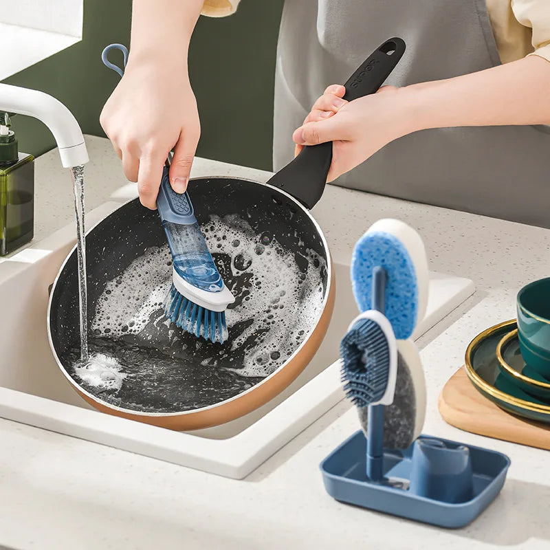 Sikunuo | Pot Pan Scrubber Ultimate Cleaning Set
