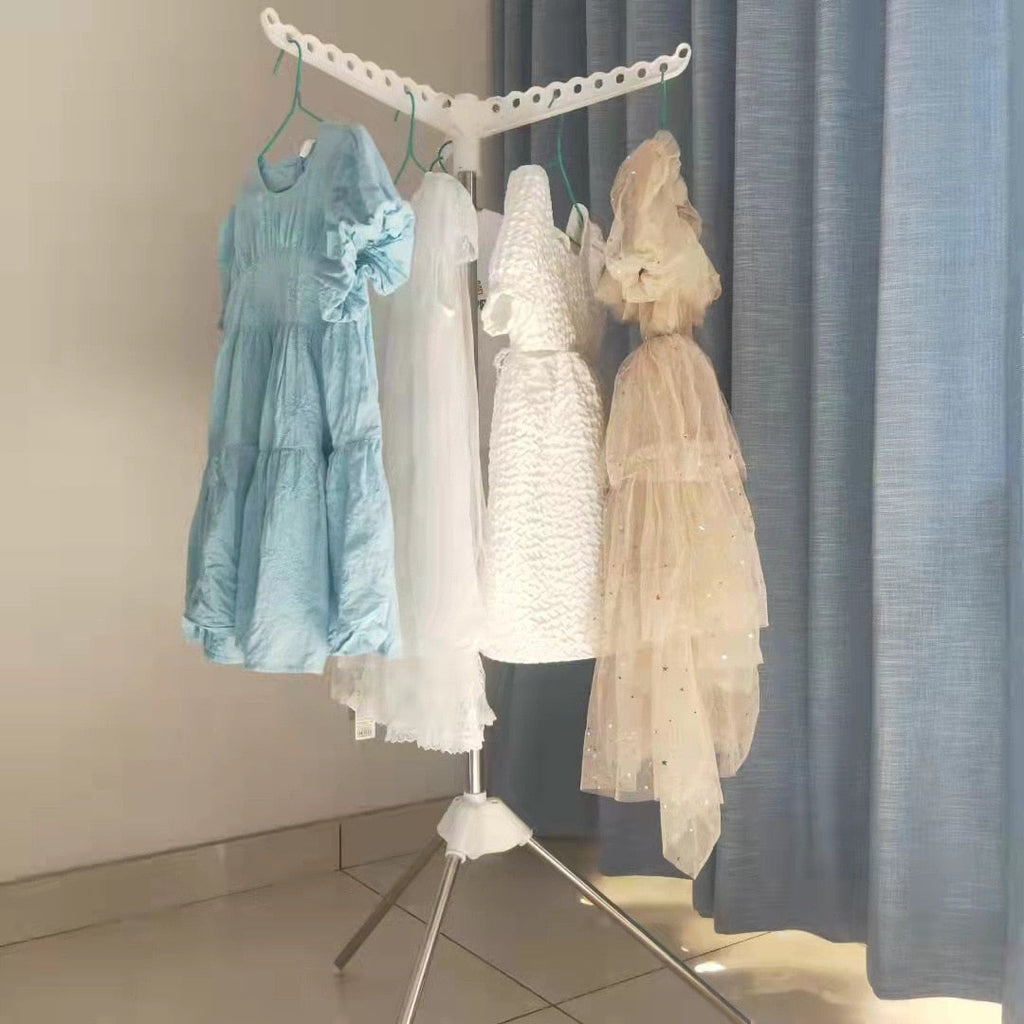 Sikunuo | Portable Stainless Steel Triangle Clothes Drying Hanger