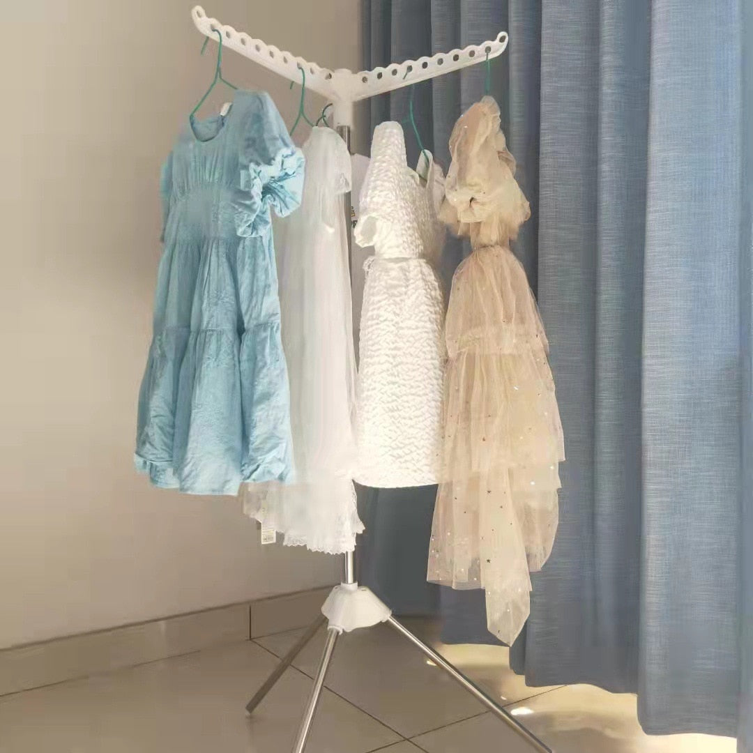 Sikunuo | Portable Stainless Steel Triangle Clothes Drying Hanger