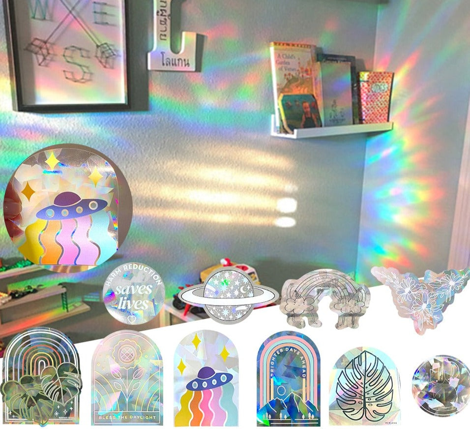 Sikunuo | Rainbow Sun Catcher Reflective Window Stickers