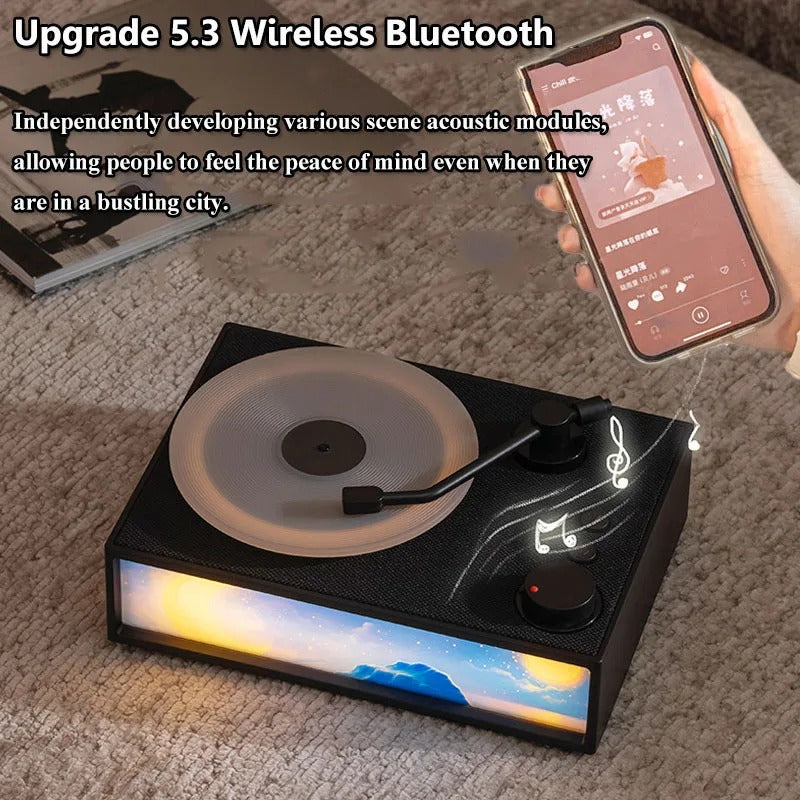 Sikunuo | Vintage Design & LED Mood Lighting Wireless Aromatherapy Speaker
