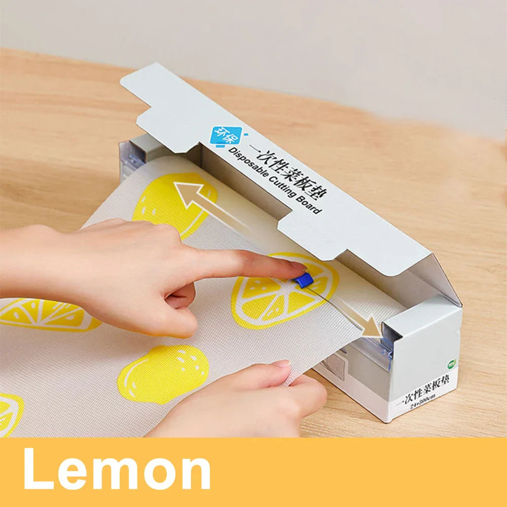 Sikunuo | Antibacterial Disposable Cutting Board Adhesive Plate Mat