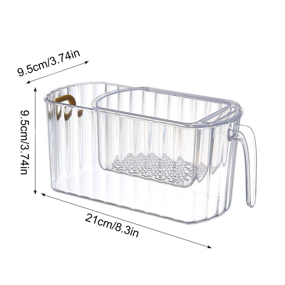 Sikunuo | Clear Stack Transparent Double-Layer Basket