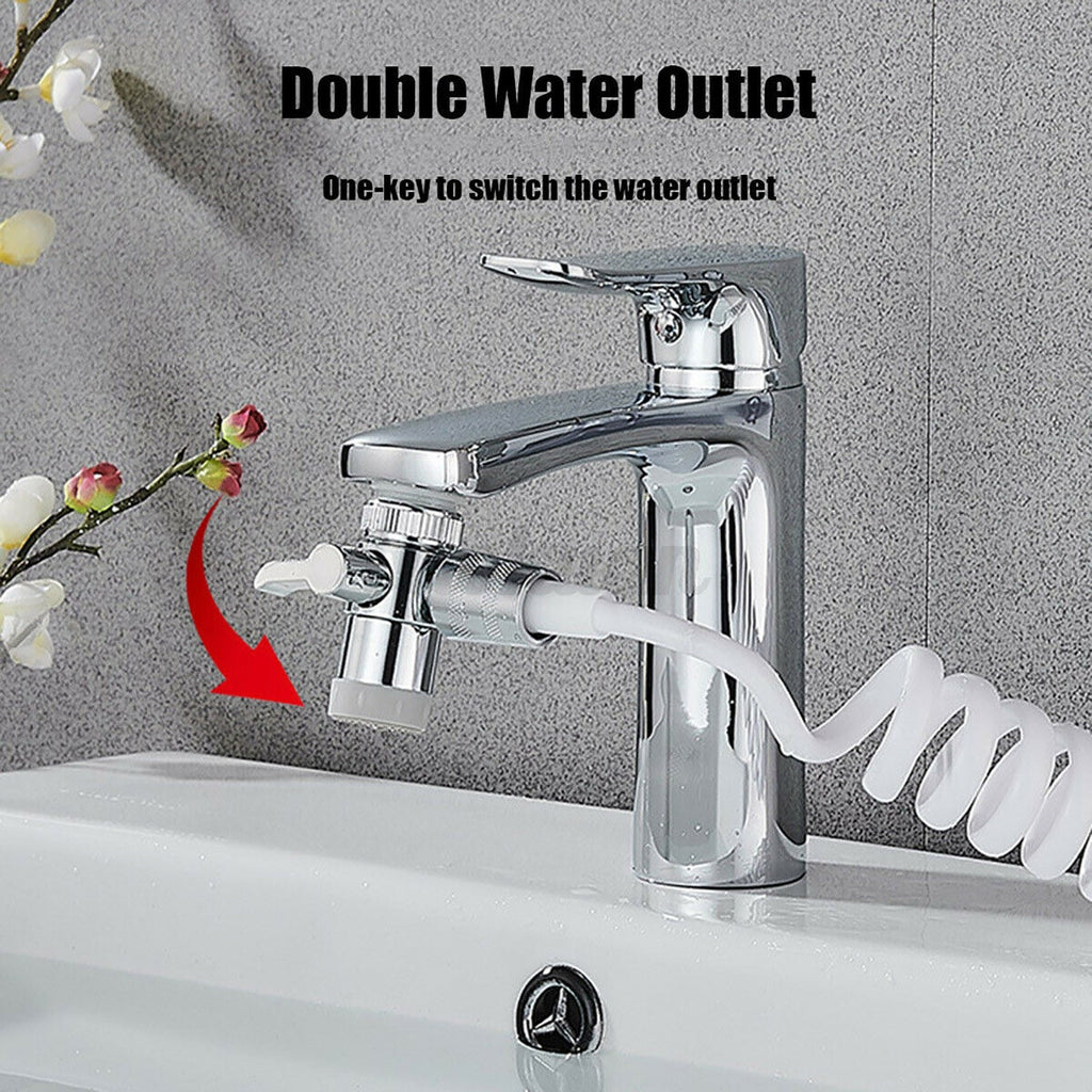 Sikunuo | All-in-One Easy Clean Adjustable Bathroom Set