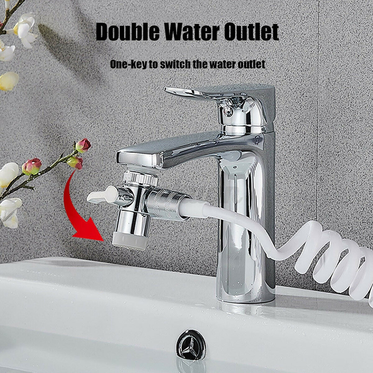 Sikunuo | All-in-One Easy Clean Adjustable Bathroom Set