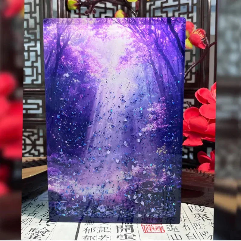 Sikunuo | Dynamic Early Morning Bamboo Forest Acrylic Decors