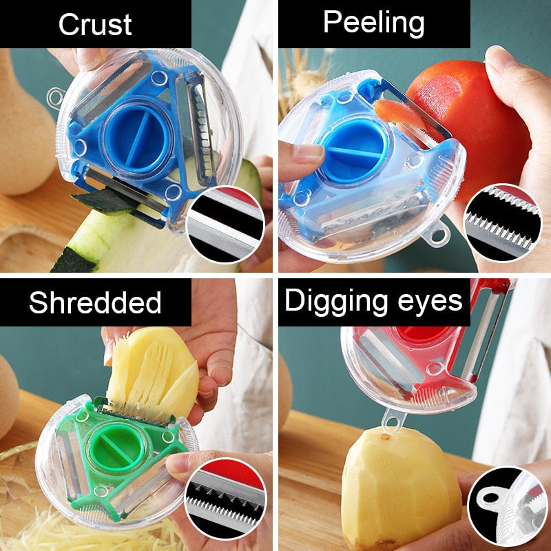 Sikunuo | 3in1 Stainless Steel Magic Peeler