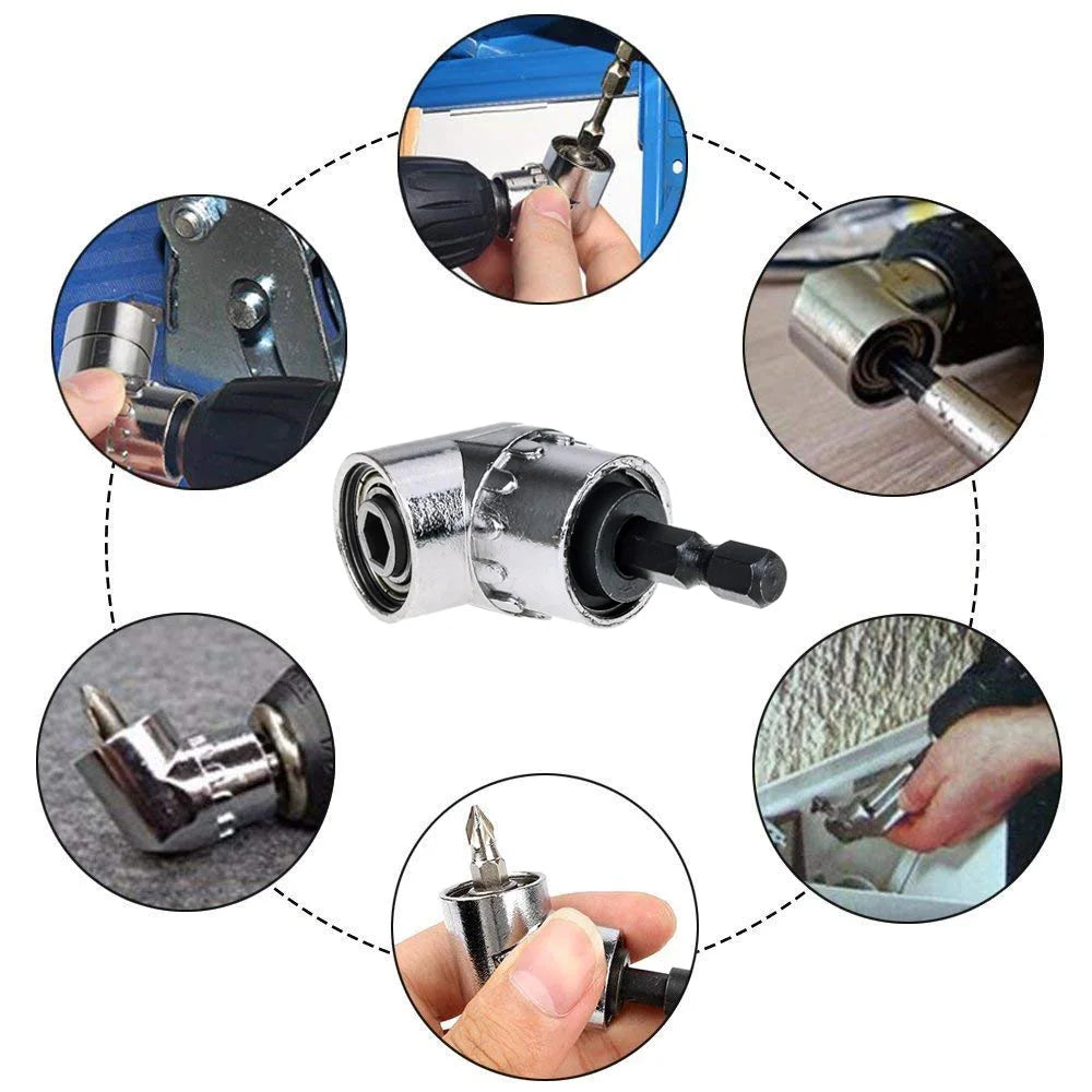 Sikunuo | 360 Degree Right Angle Drill Extension Tool