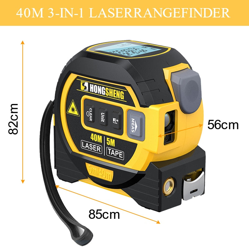 Sikunuo | 3in1 Ultimate Pro Laser Smart Tape Measure