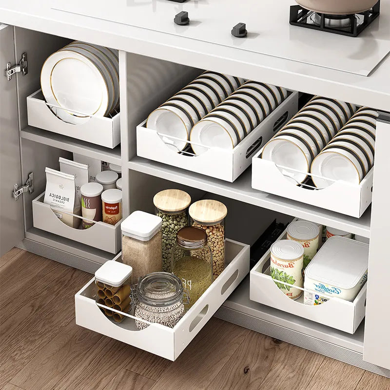 Sikunuo | Under the Cabinet Smart Dish Organizer Rack