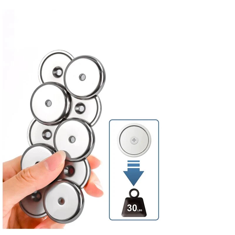 Sikunuo | Strong Hold Round Base Mountable Magnet