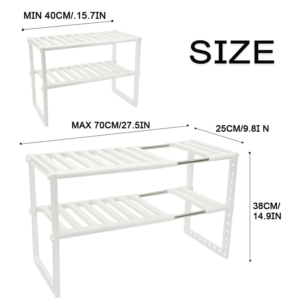 Sikunuo | Under Sink Magic Organizer Adjustable Rack