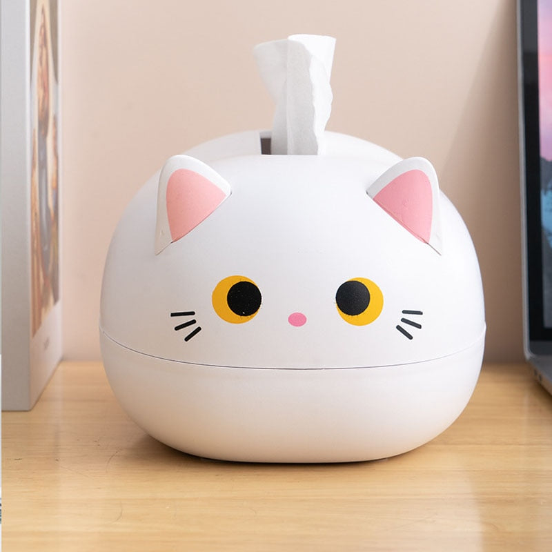 Sikunuo | Cat Shaped Desktop Tissue Box