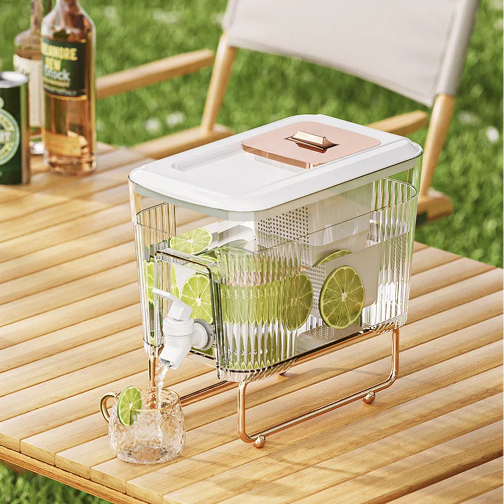 Sikunuo | Built-in Spigot Portable Family-Sized Cold Beverage Dispenser