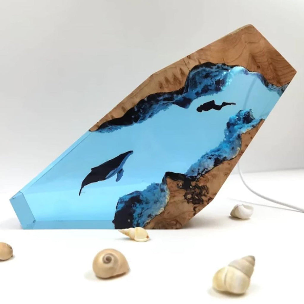Sikunuo | Deep Sea Adventure Resin Diver Lamp Decor