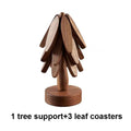 Sikunuo | Wooden Tree Heat Resistant Coaster Set