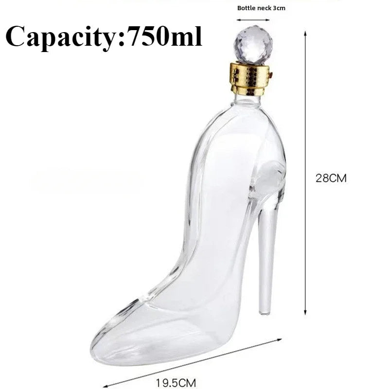 Sikunuo | High Heel Fancy Glass Wine Decanter