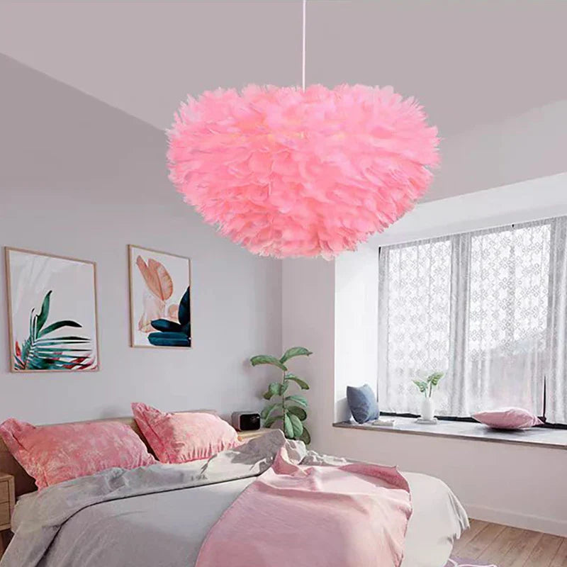 Sikunuo | Cloud Like Realistic Feather Chandelier