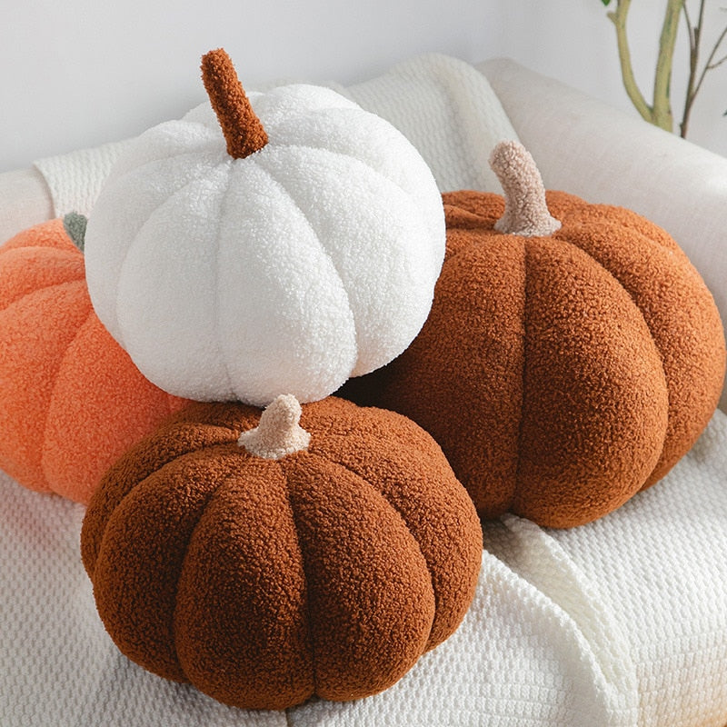 Sikunuo | Soft Pumpkin Plush Halloween Pillows