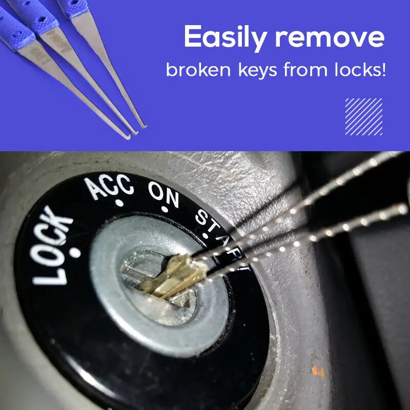 Sikunuo | Lock Fixer Car Broken Key Professional Repair Set