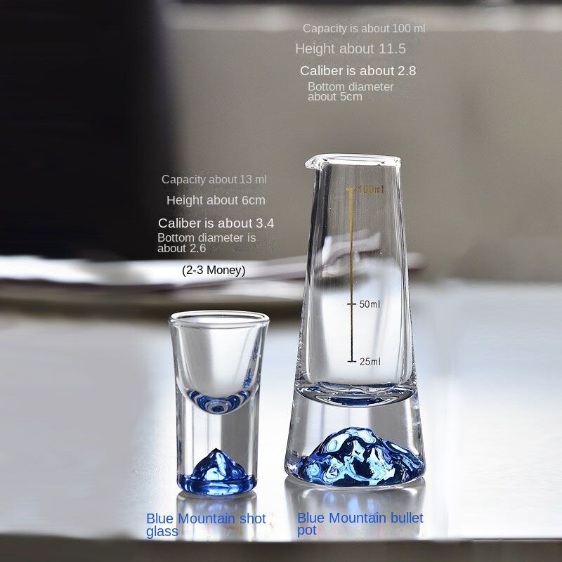 Sikunuo | Japan Style Lead-Free Mountain Glass Set