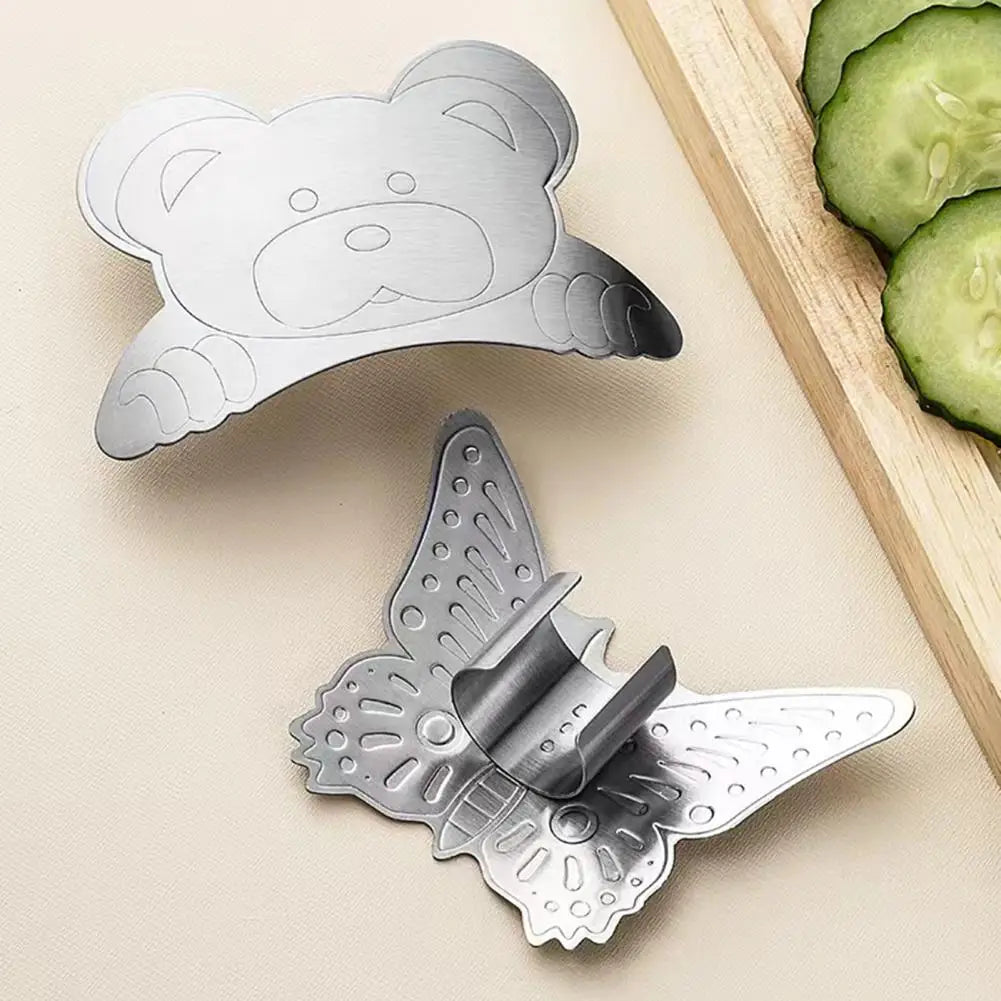 Sikunuo | Butterfly Stainless Steel Adjustable Knife Shield Finger Protector