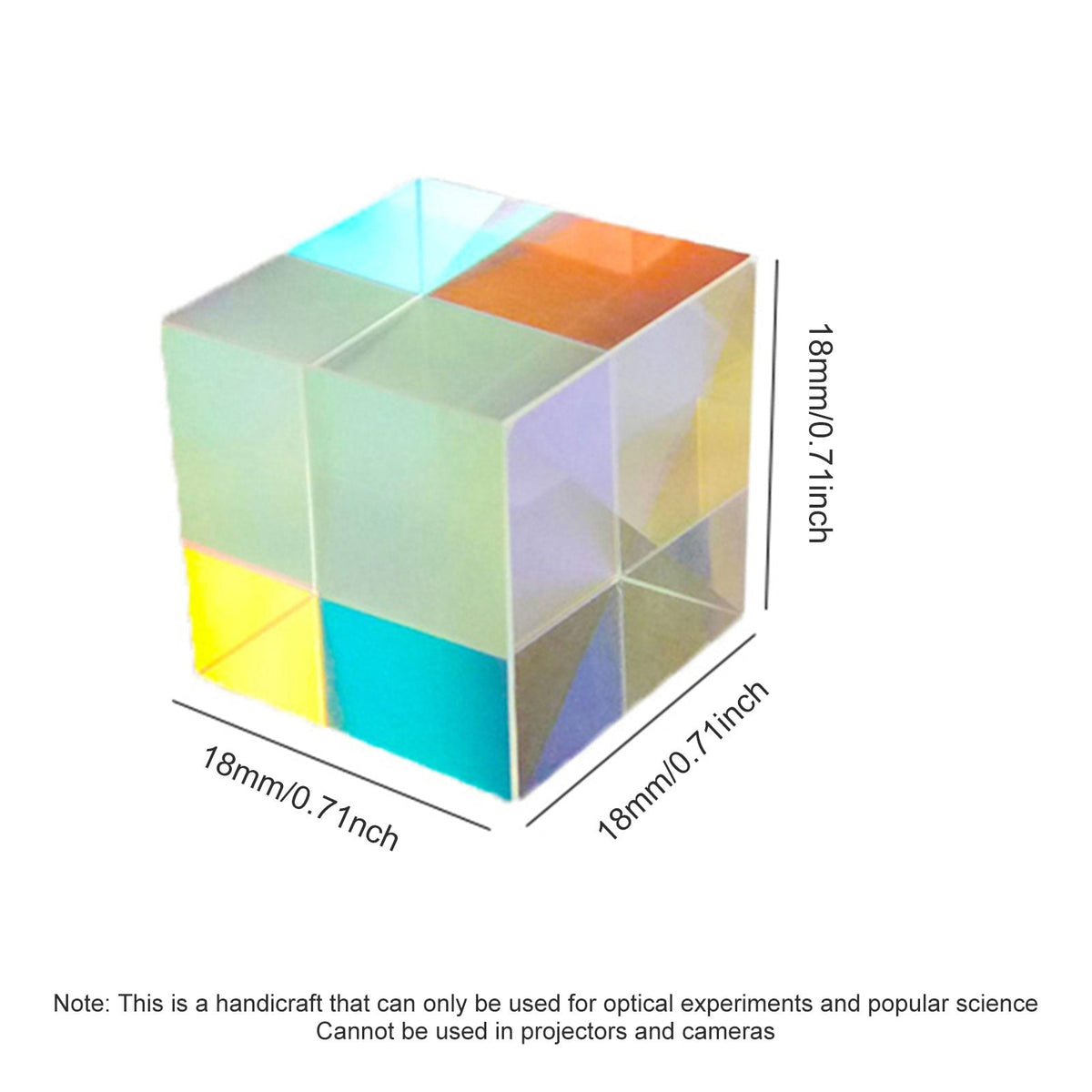 Sikunuo | Colorful Light Reflecting Cube Home Decor