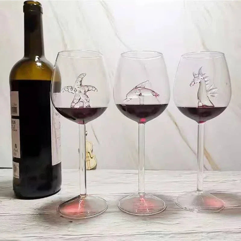 Sikunuo | Sea Animals Dolphin Seahorse Starfish Glasses
