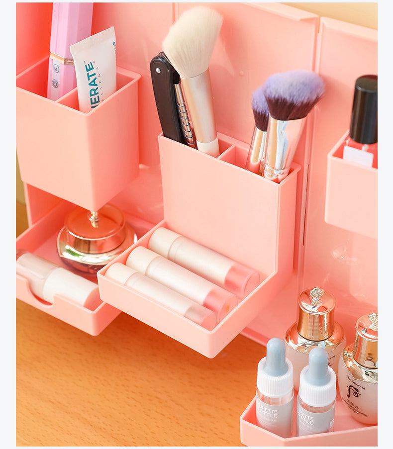 Sikunuo | Foldable Stationary Makeup Storage Box