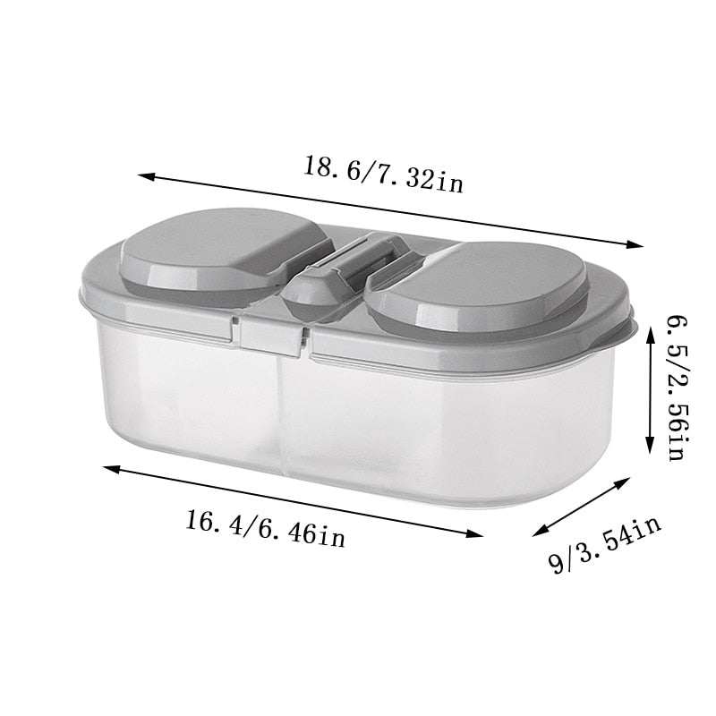 Sikunuo | Double Compartment Sealed Storage Fresh Box