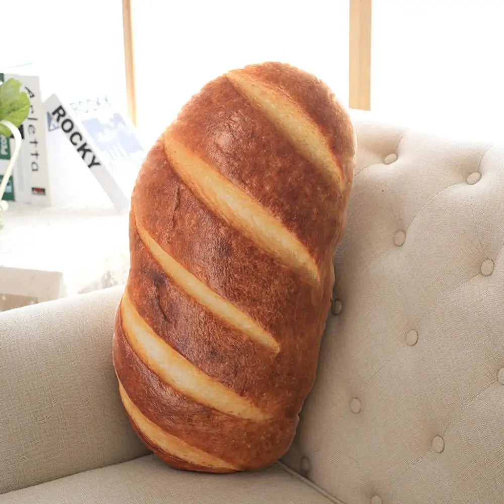 Sikunuo | Large Bread Soft Washable Plush Pillow