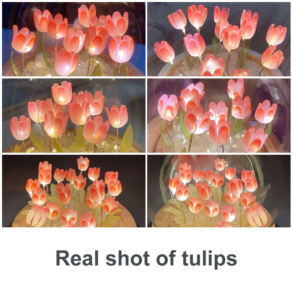Sikunuo | Shiny Tulip Handmade Night Lamp