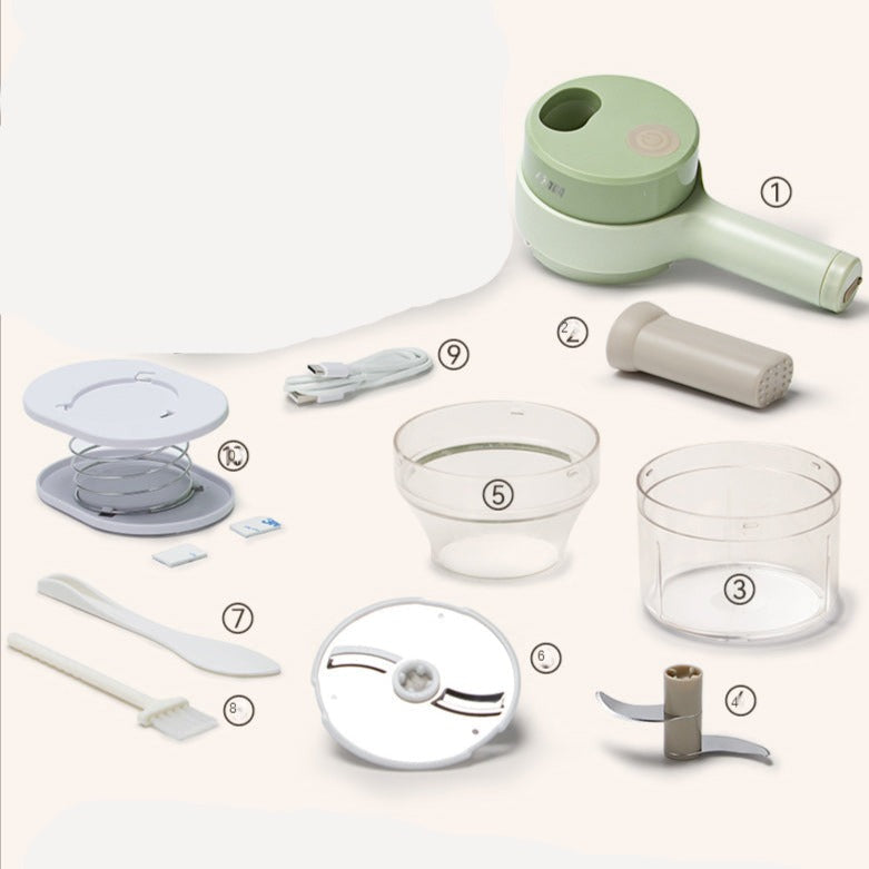 Sikunuo | 2in1 Portable Vegetable Slicer Blender