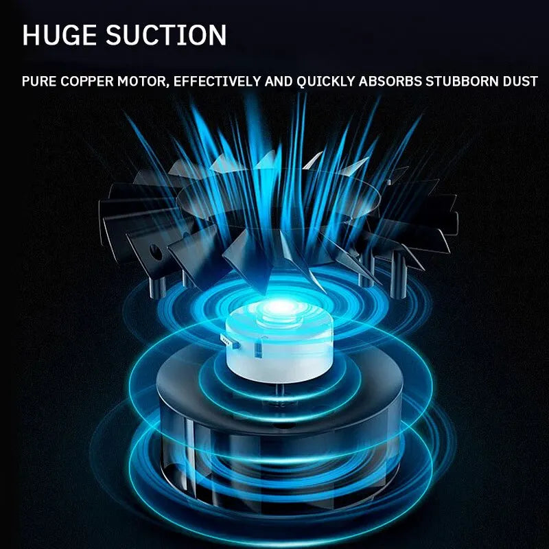 Sikunuo | 3in1 Strong Suction Wireless Handheld Vacuum Cleaner