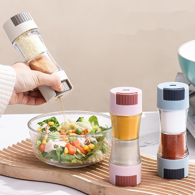 Sikunuo | Double Head Sealed Seasoning Saver Dispenser
