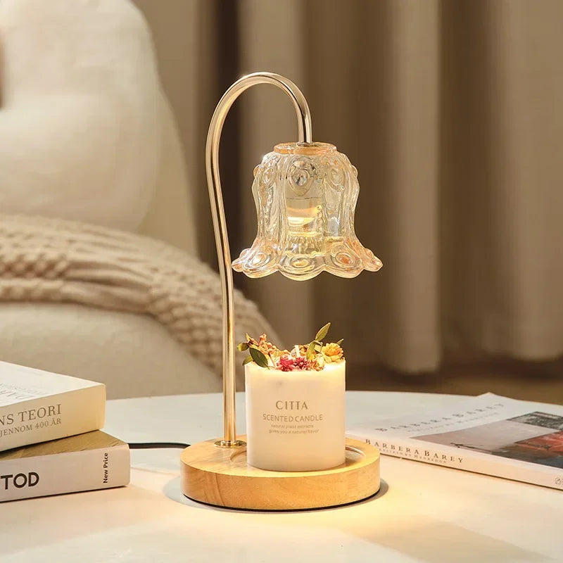 Sikunuo | Flower-Shaped Warm Audience Candle Warmer Lamp