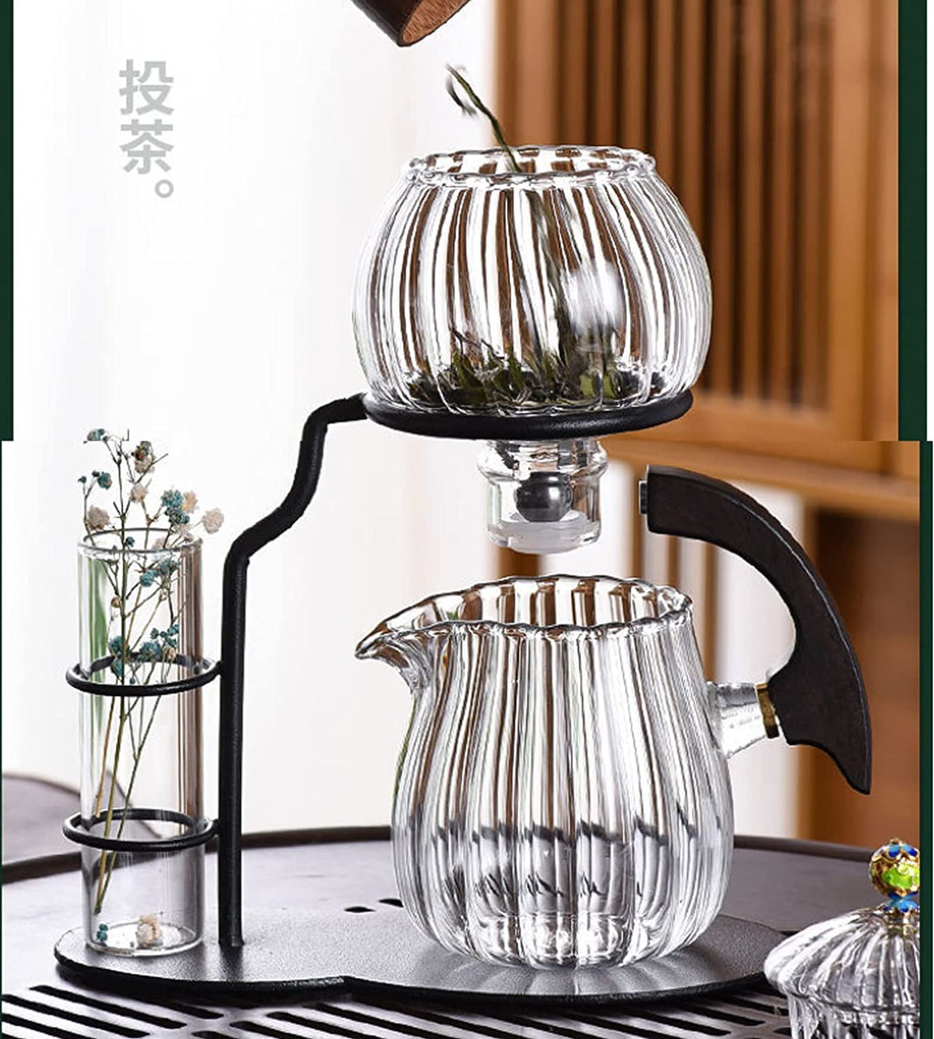 Sikunuo | Nature Leaf Magnetic Semi-Automatic Tea Set