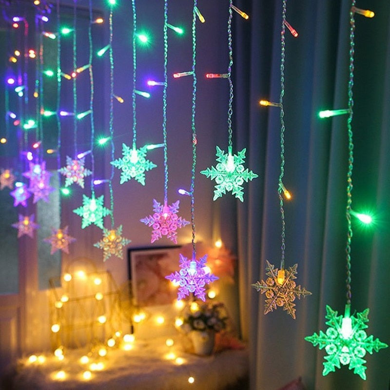 Sikunuo | LED Fairy Snowflake Lights